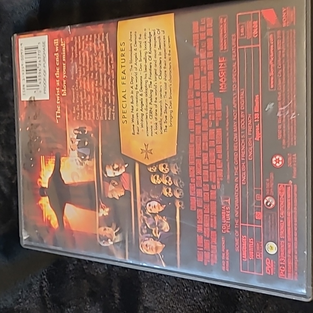 WAS $100. Original DVD'S Seabiscuit and Angels & Demons - Picture 6 of 9